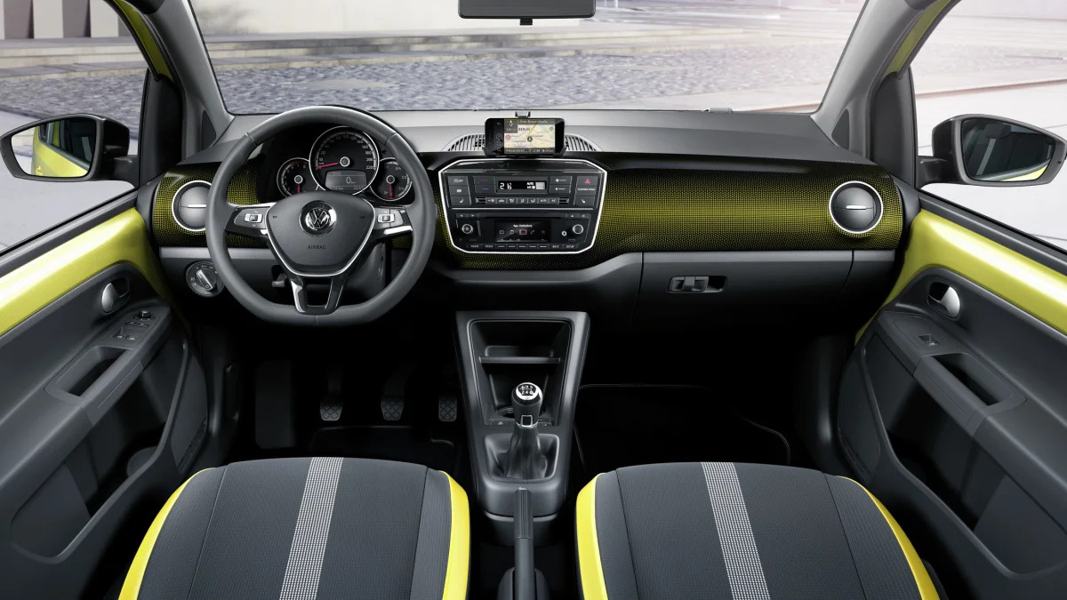 vw up interior front