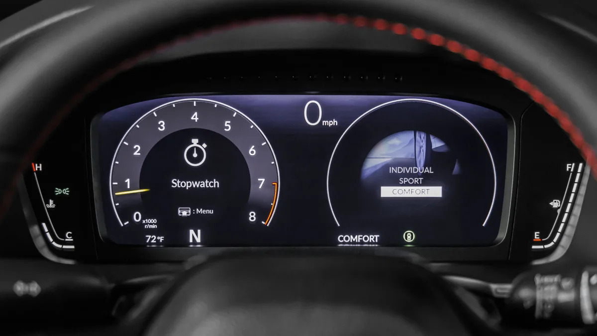 2023 Honda Civic Type R comfort gauges