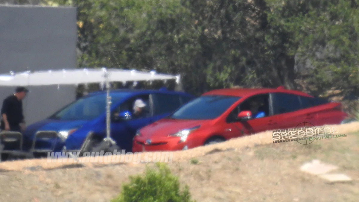 2016 Toyota Prius at a photo shoot