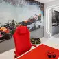Ferrari home office with F8 Tributo
