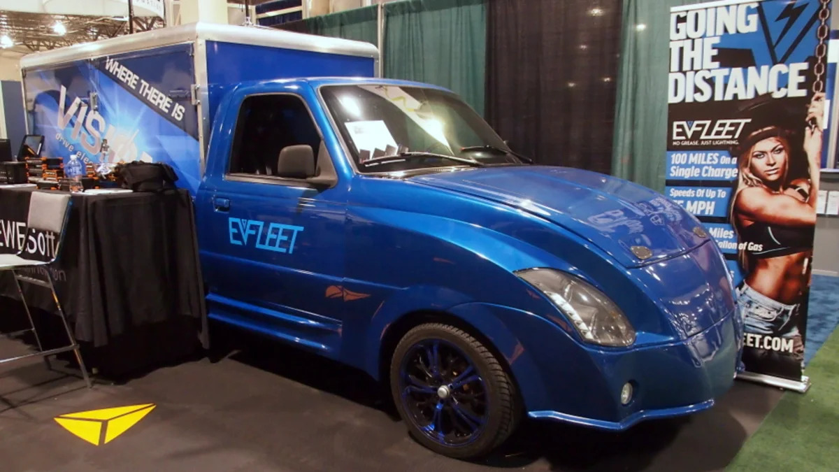 EV Fleet Condor Electric Truck: Battery Show 2015