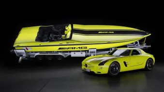 Mercedes-Benz AMG Cigarette Racing all-electric motor boat