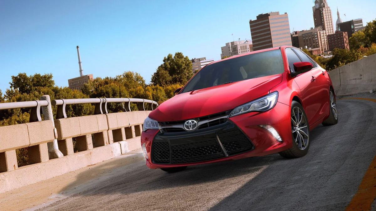 red 2015 toyota camry