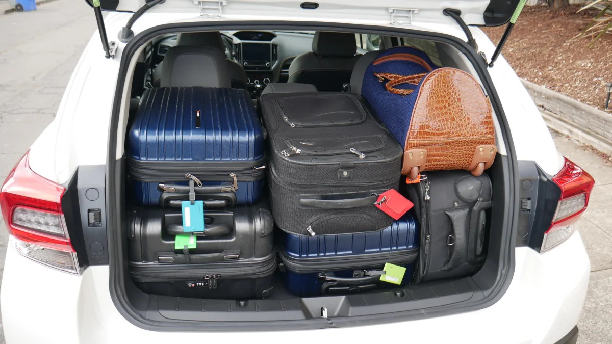 2021 Subaru Crosstrek Luggage Test all the bags