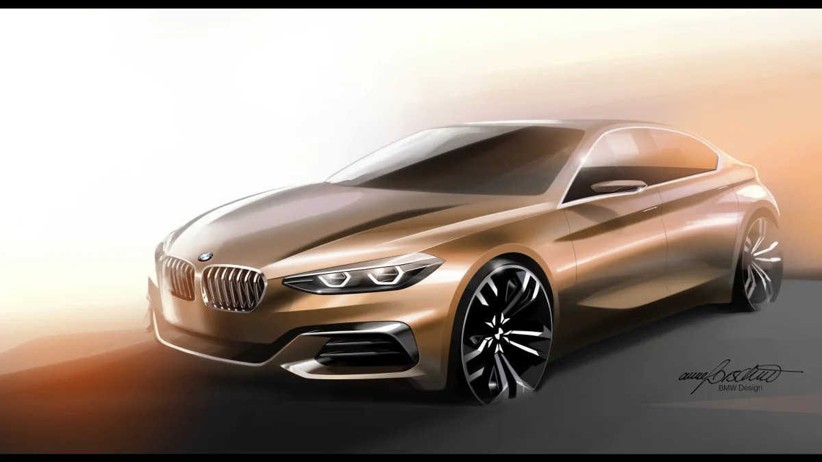 BMW Concept Compact Sedan rendering