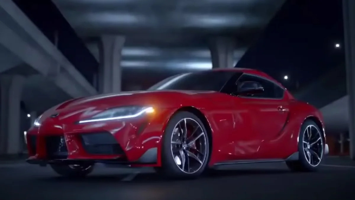 2020 Toyota Supra leaks in official video.