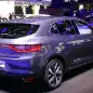 The 2016 Renault Megane, introduced at the 2015 Frankfurt Motor Show, rear three-quarter view.