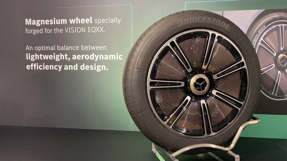Mercedes-Benz EQXX wheel and tire