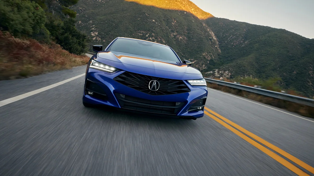 2024 Acura TLX A-Spec action front