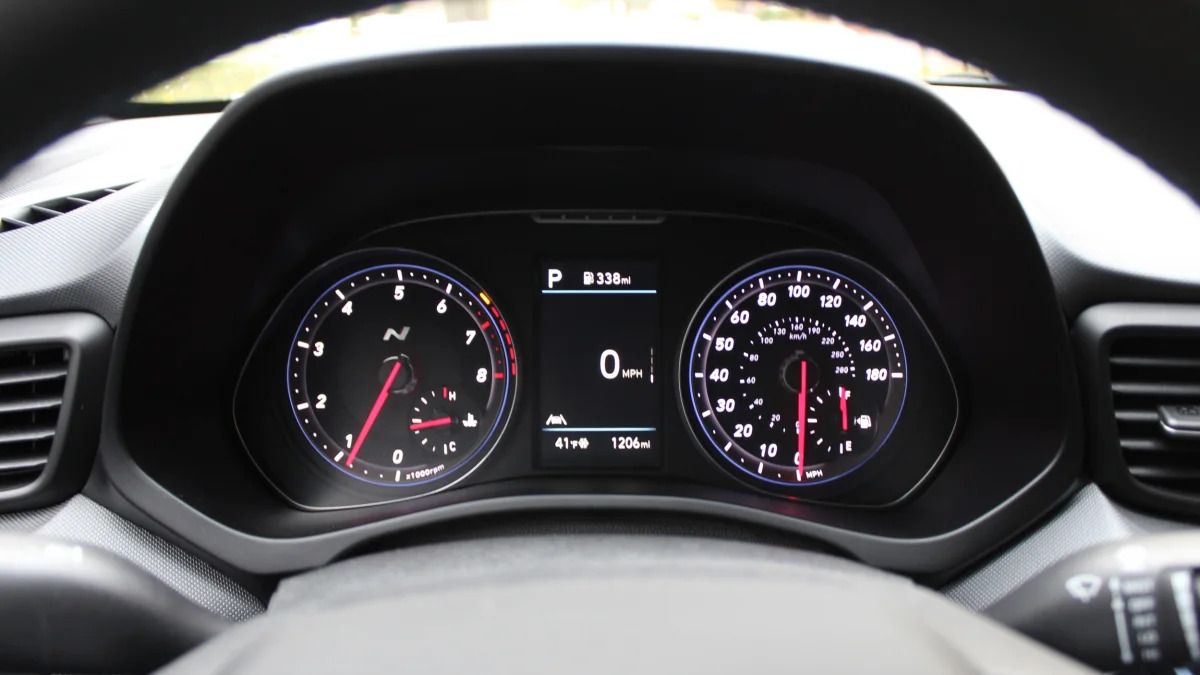 2022 Hyundai Veloster N - instrument cluster speedometer