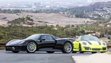 Matching Porsche 918 Spyder and 911 R going up for auction
