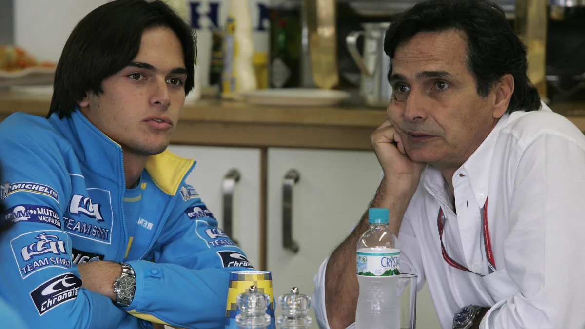 nelson piquet renault father son f1