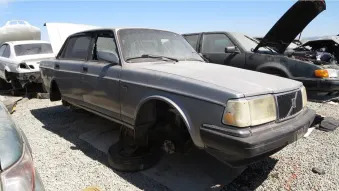 1993 Volvo 240 in California wrecking yard