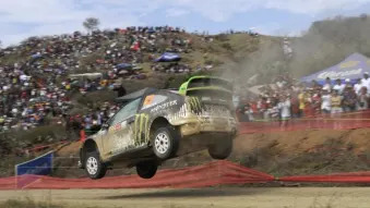 Ken Block at the Mexico round of the WRC