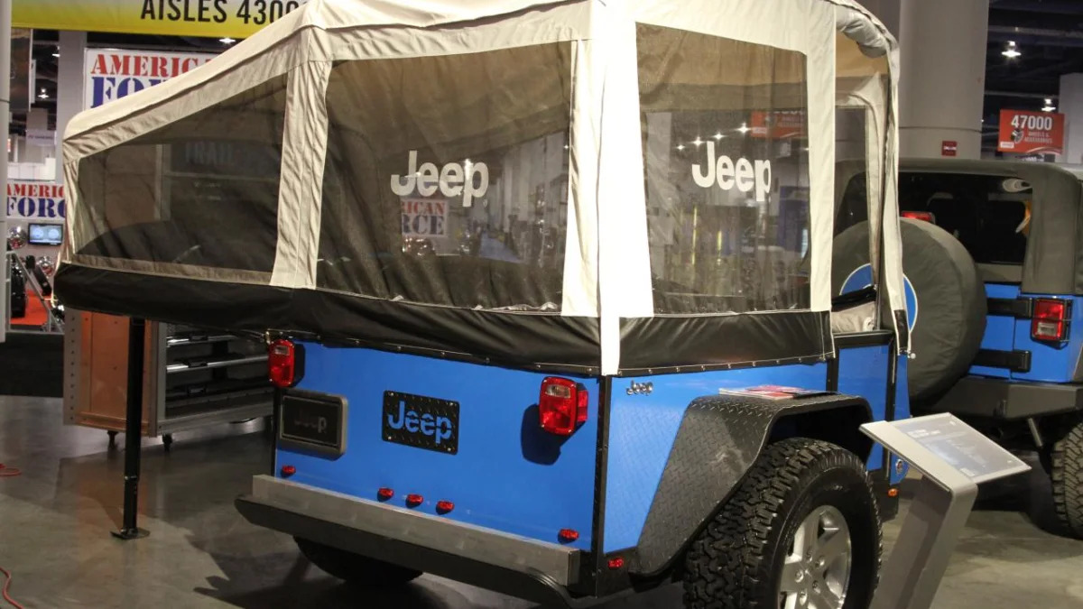 Jeep Wrangler "The General" with trailer