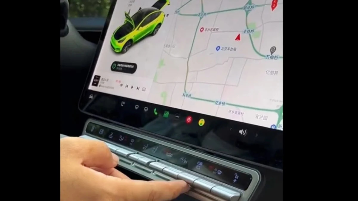 Tesla owner riles the internet with custom-made physical buttons