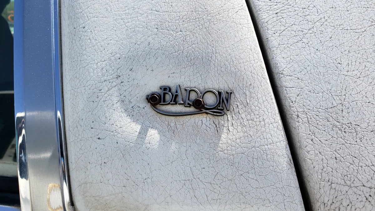 05 - 1988 Chrysler LeBaron in Colorado junkyard - photo by Murilee Martin