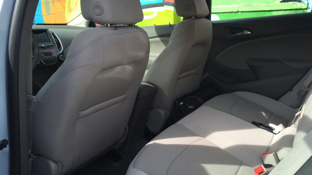 2017 Chevrolet Cruze hatchback rear seats