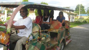 Bamboo Taxis in the Philippines