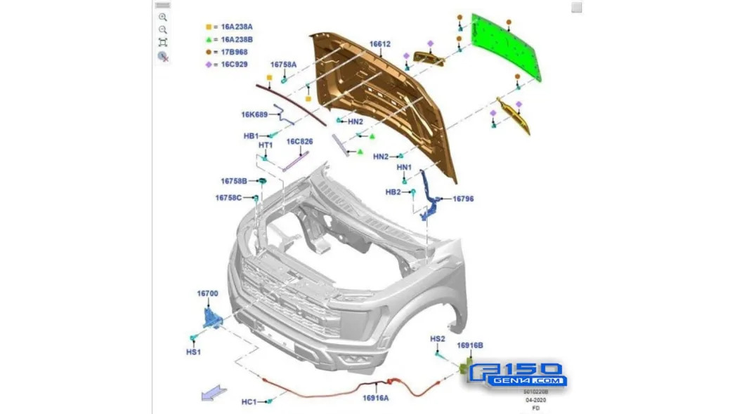 2022 F-150 Raptor CAD rendering