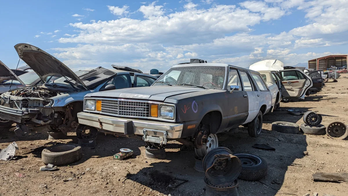 28 - 1979 Ford Fairmont Station Wagon in Colorado junkyard - Photo by Murilee Martin