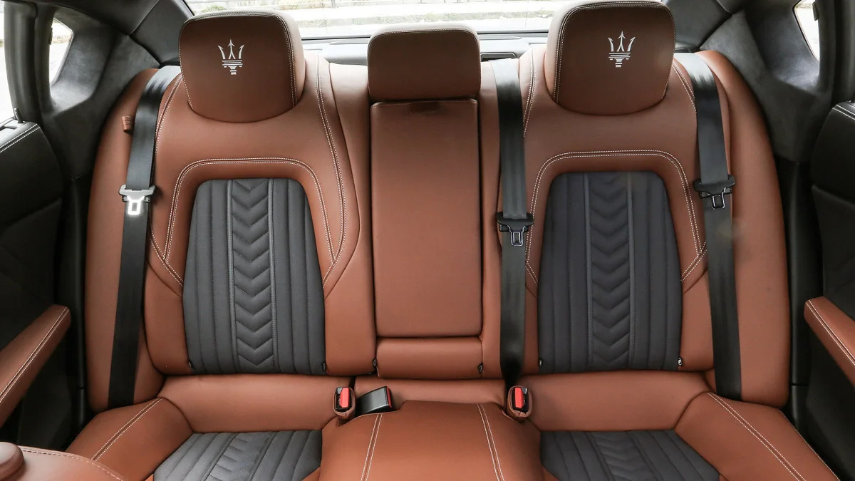 2017 Maserati Quattroporte rear seats