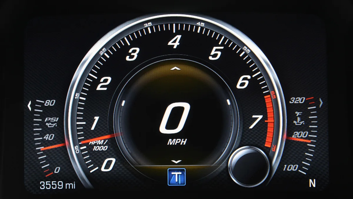 2015 Chevrolet Corvette Z06 tachometer