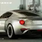 Aston Martin Vengeance by Kahn Design design rendering silver rear 3/4