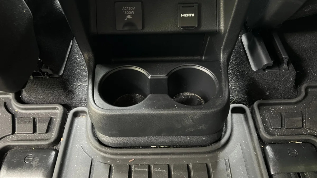 2023 Toyota Sienna - rear center console cupholders