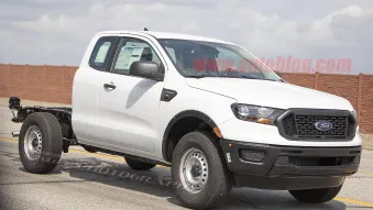 2019 Ford Ranger chassis cab spy shots