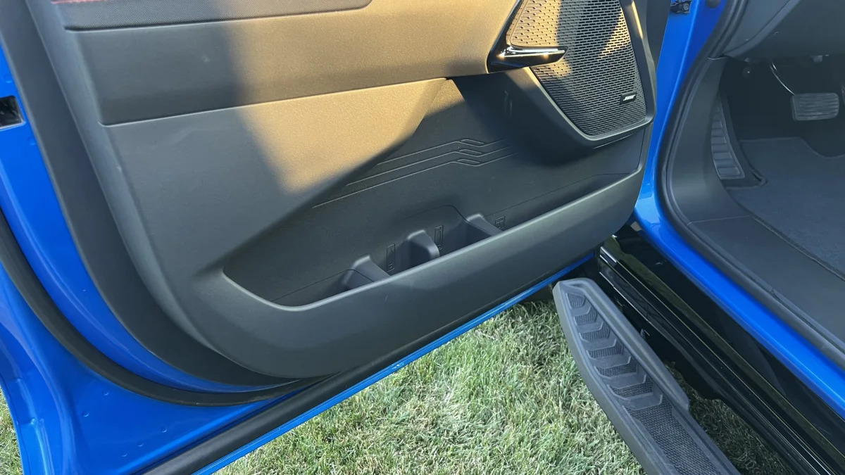 2024 Chevy Silverado EV - front door pocket