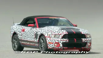 2010 Ford Mustang GT500 Convertible - spy shots