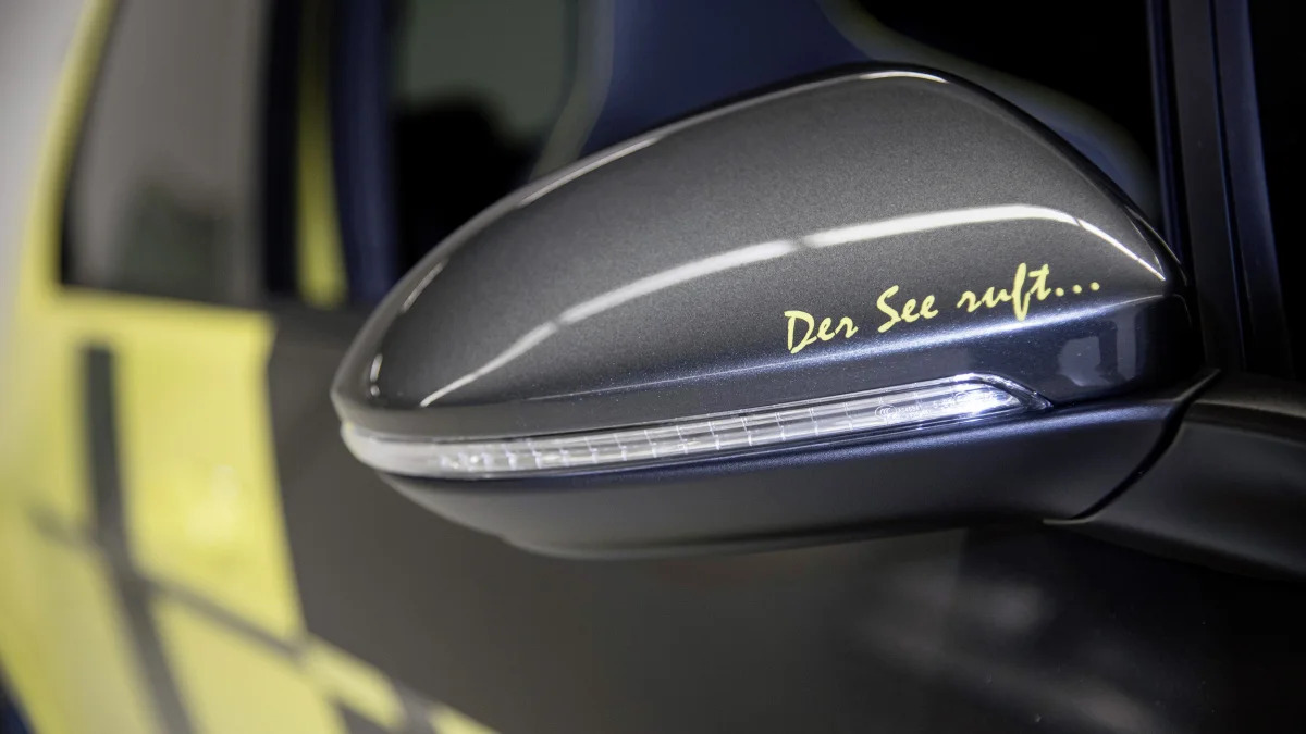 VW Golf GTI Dark Shine edition studio mirror
