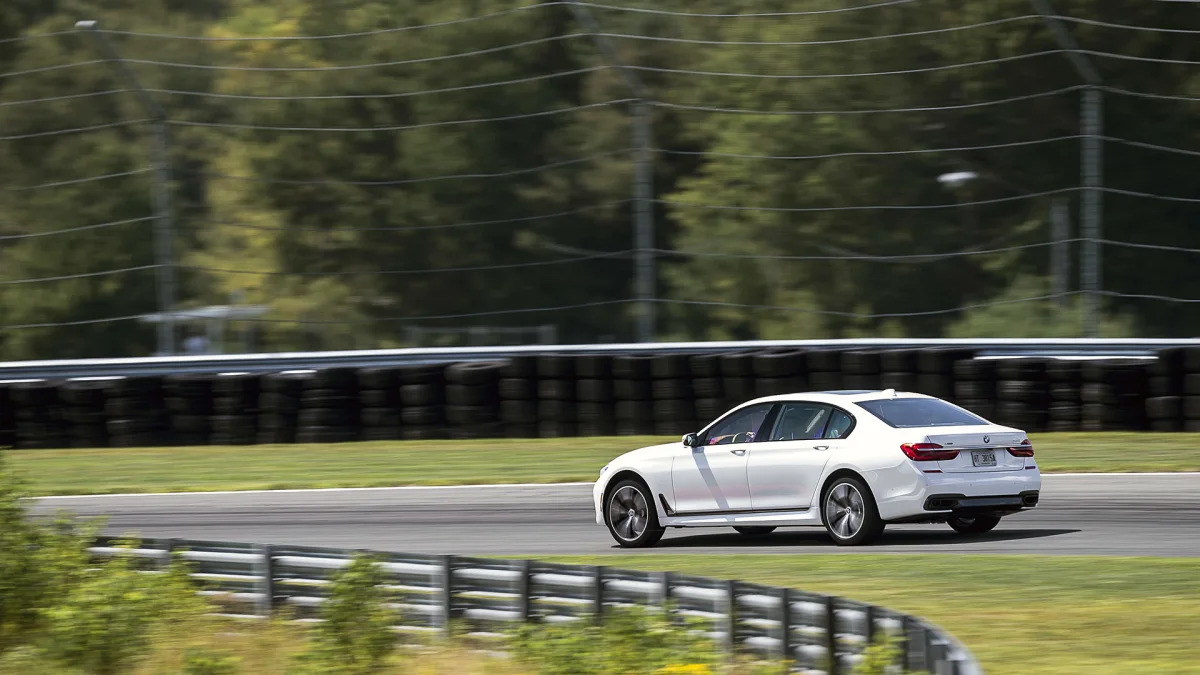 2016 BMW 7 Series on track