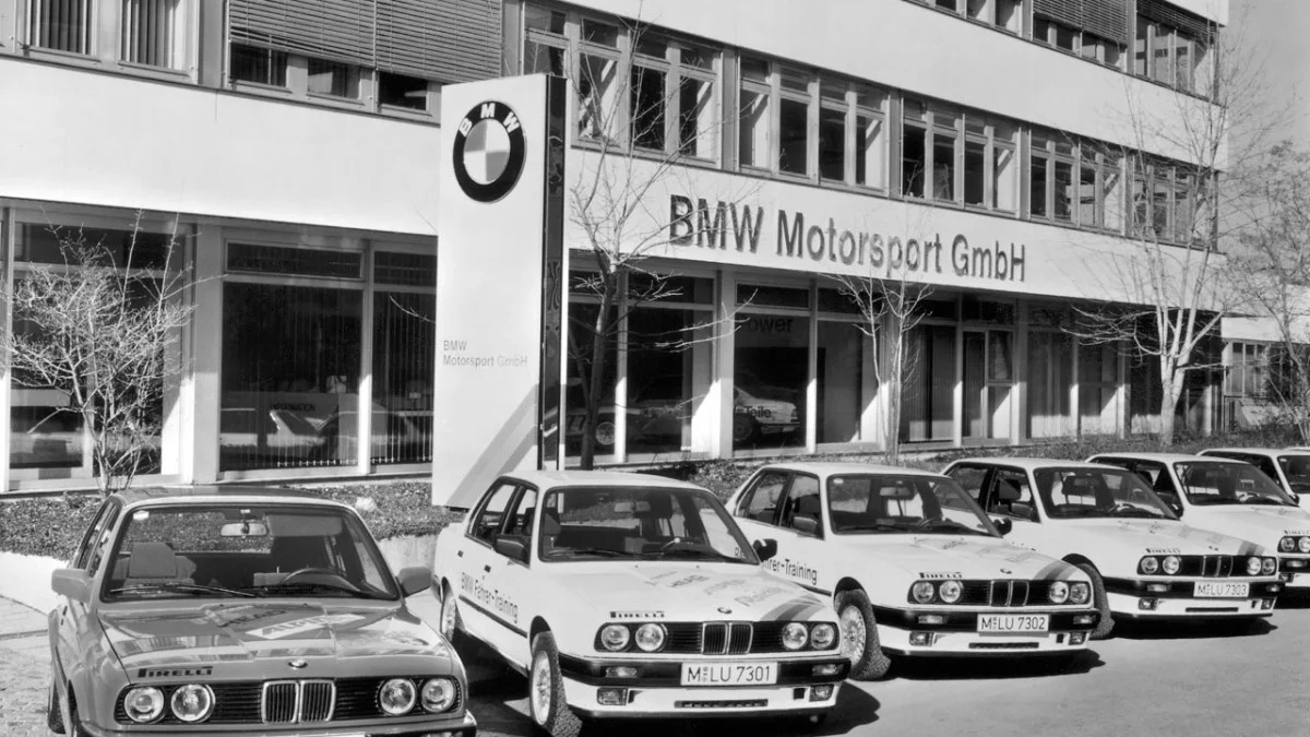 The building of BMW Motorsport GmbH, 1990