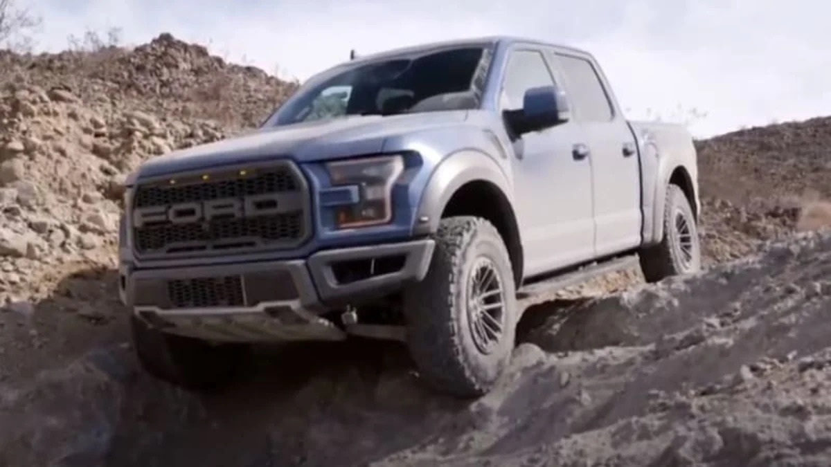 Watch the 2019 Ford F-150 Raptor's Trail Control in action