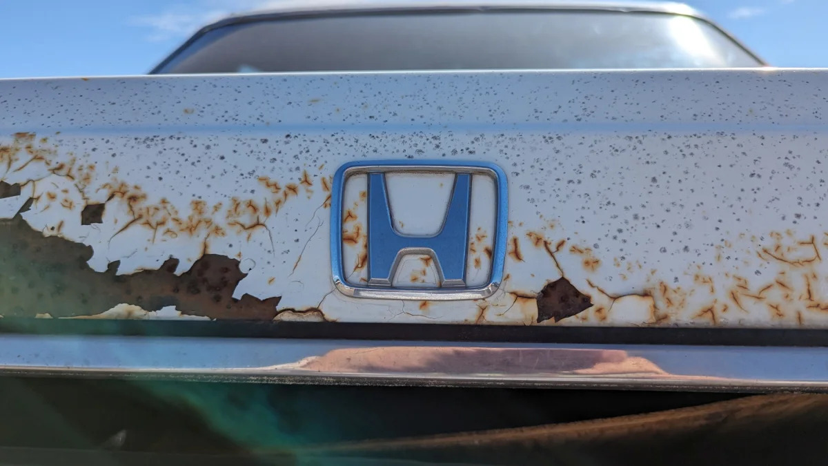 05 -1984 Honda Accord Sedan in Colorado wrecking yard - photo by Murilee Martin