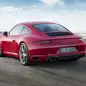 2017 Porsche 911 Carrera S turbo in red
