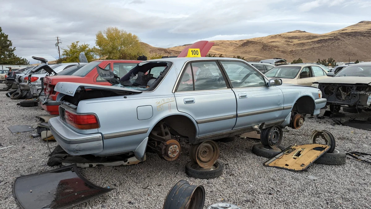 31 - 1991 Toyota Cressida in Nevada junkyard - photo by Murilee Martin