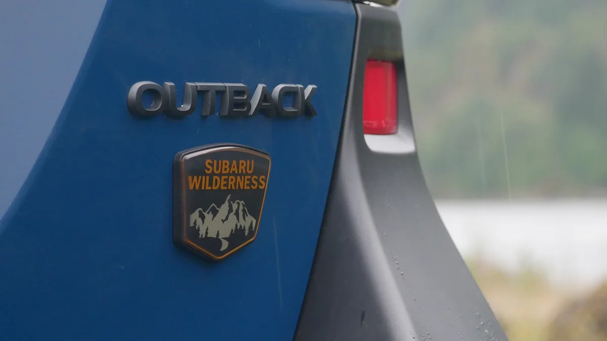 2022 Subaru Outback Wilderness badge