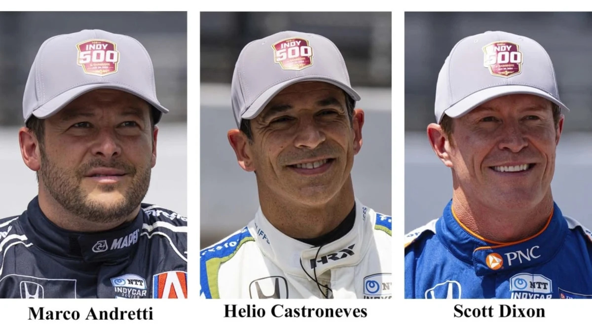 Indy 500's intriguing Row 7 lineup: Andretti, Castroneves and Dixon