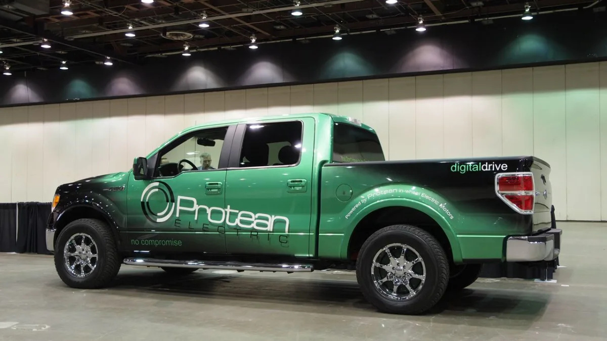 Ford F-150 with Protean In-Wheel Motors