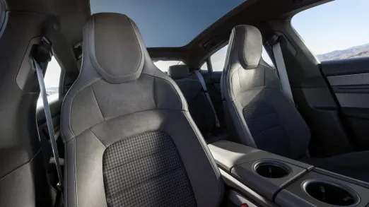2025 Porsche Taycan front seats