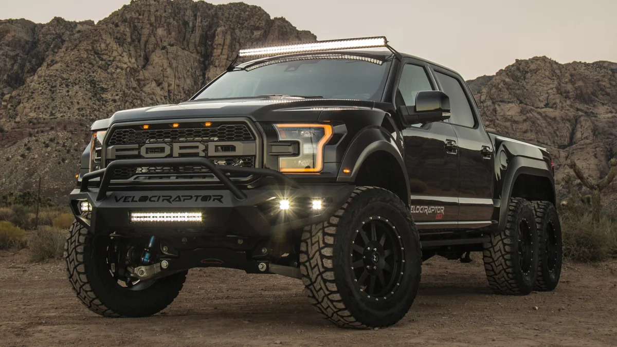 Hennessey announces production of 50 $349,000 VelociRaptor 6x6 pickup ...
