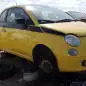 00 - 2012 Fiat 500 in Colorado wrecking yard - photo by Murilee Martin
