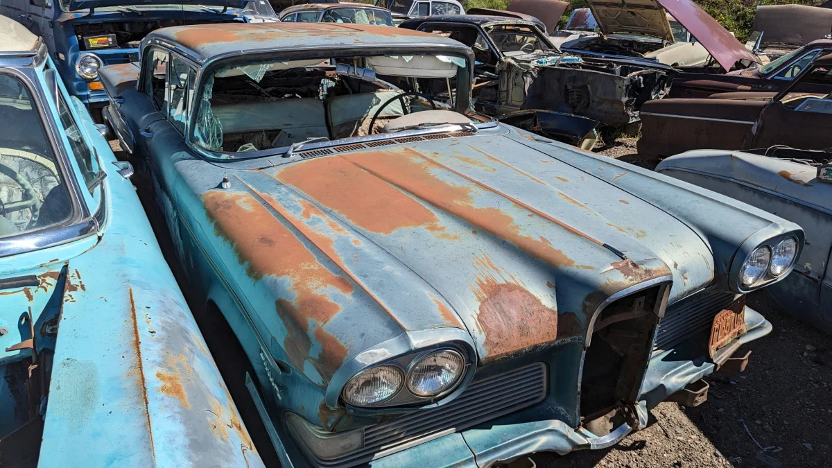 48 - 1958 Edsel Citation in Colorado junkyard - photo by Murilee Martin