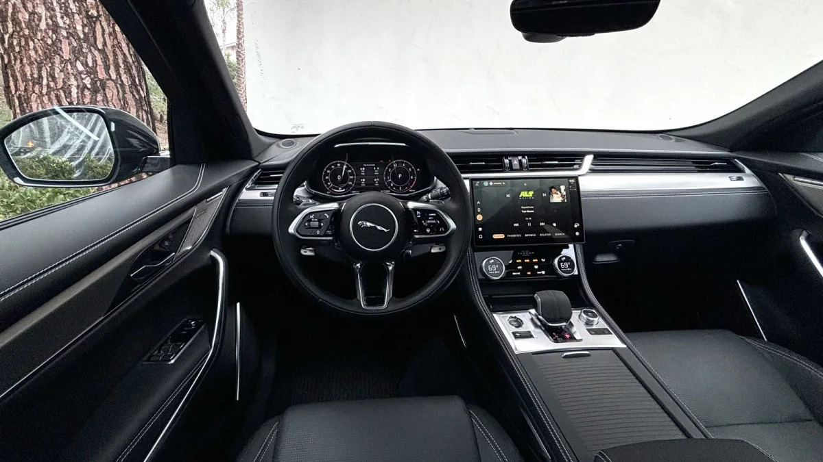 2024 Jaguar F-Pace interior POV
