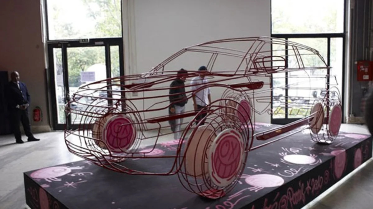 Land Rover Evoque Wire-Frame Art