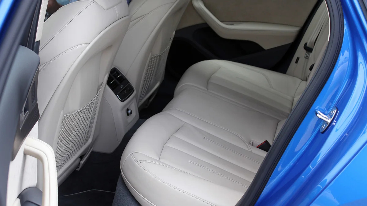 2017 Audi A4 rear seats