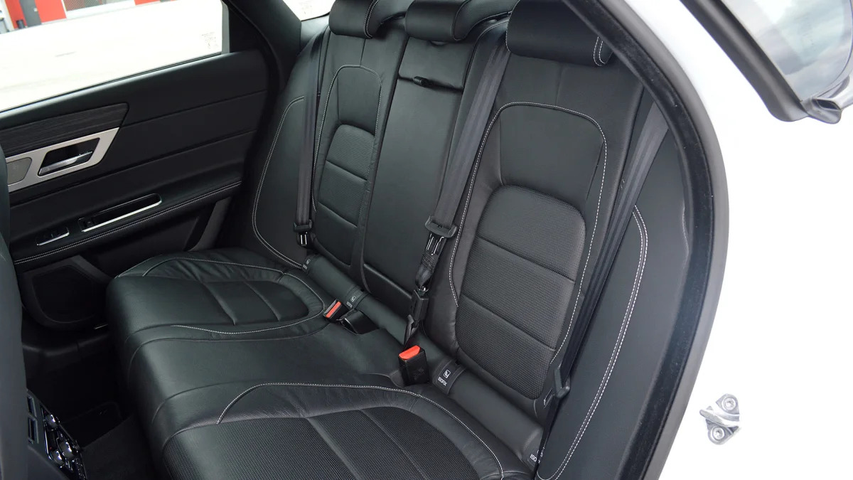 2016 Jaguar XF rear seats